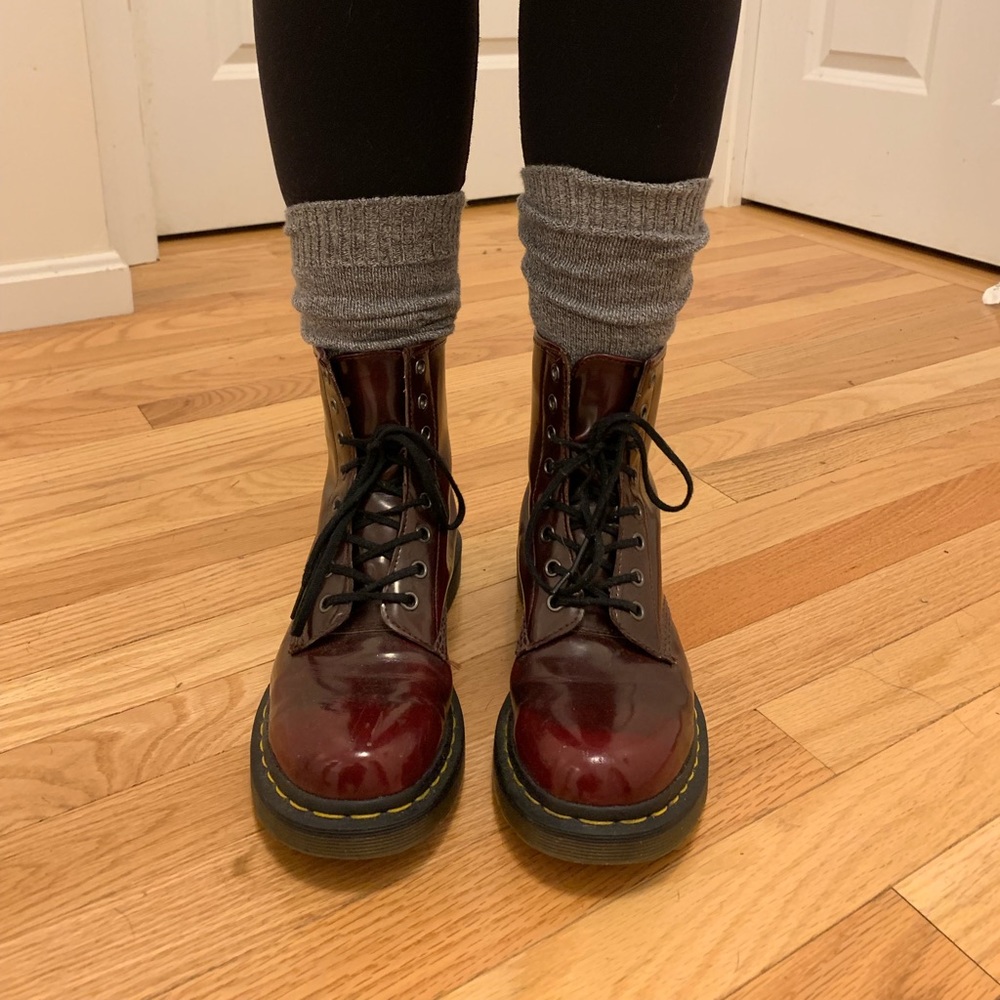 Vegan leather Doc Martens 1460s